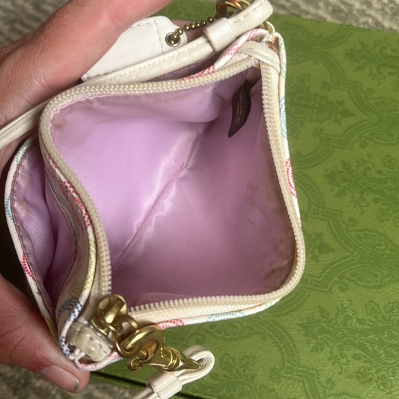 Coach Waverly Op Art Multi C Wristlet in Ivory - Picture 7 of 8